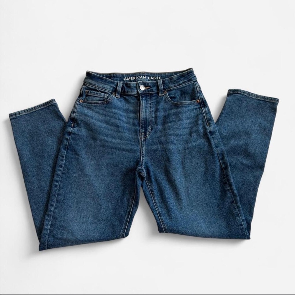 American Eagle Outfitters Women's Blue Mom Jeans size 4 regular